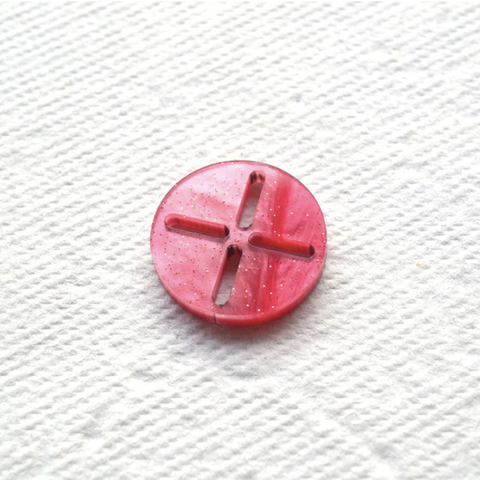 The Sashiko Button • Strawberry