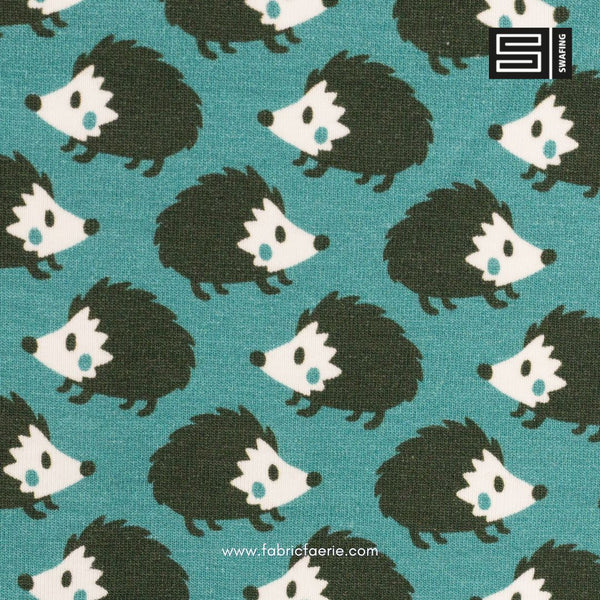 Animal Minis by käselotti - Hedgehogs • Teal