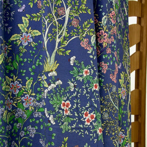Japanese Floral Print Viscose • Soft Blue