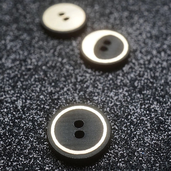 The Moon Phases Buttons • Brushed Gold