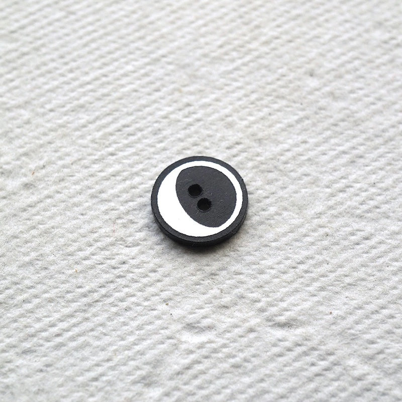 The Moon Phases Buttons • Brushed Silver